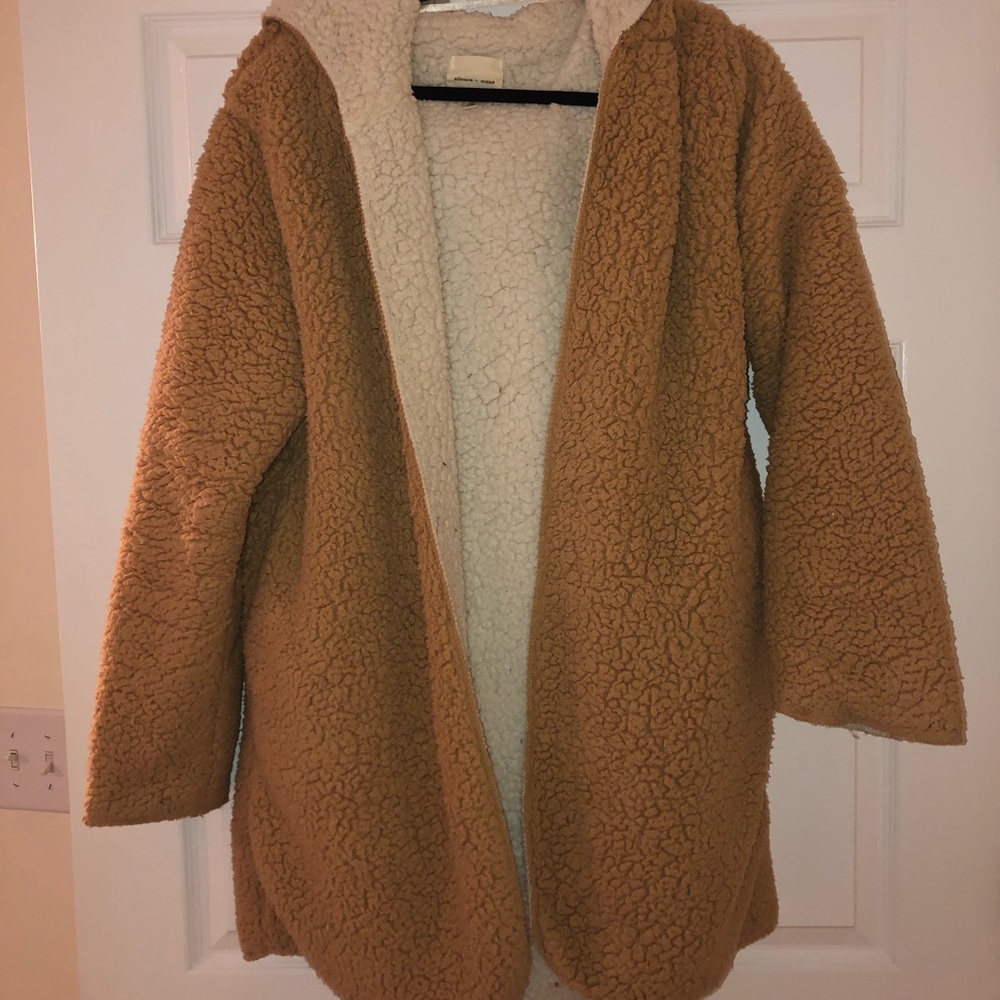 Silence + Noise Reversible Teddy Coat